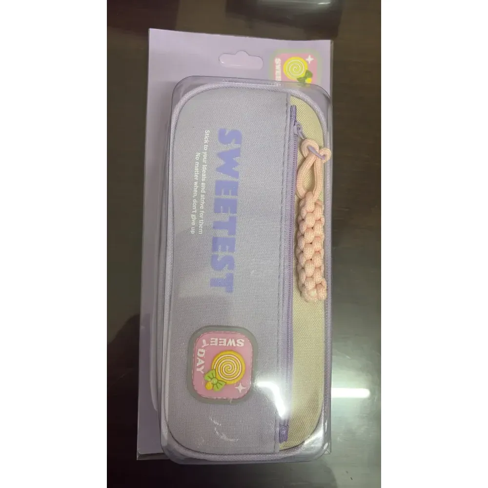 Premium Wooven Fabric Pencil Pouch ( 9111 )