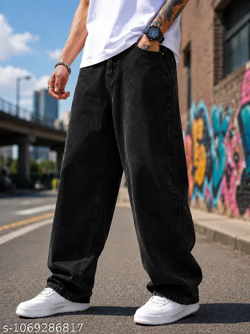 Men's Black Slim Fit Jeans